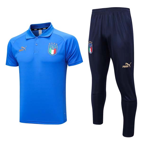 Polo Italia Conjunto Completo 2023-24 Azul 4